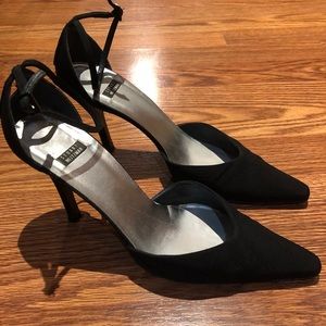 Stuart Weitzman Satin Point Toe Pump